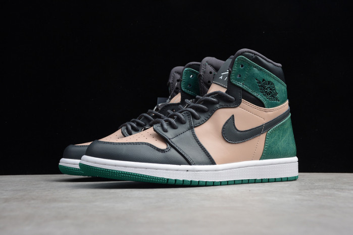 air jordan 1 high preM1vm wmns green pink ah7389-203