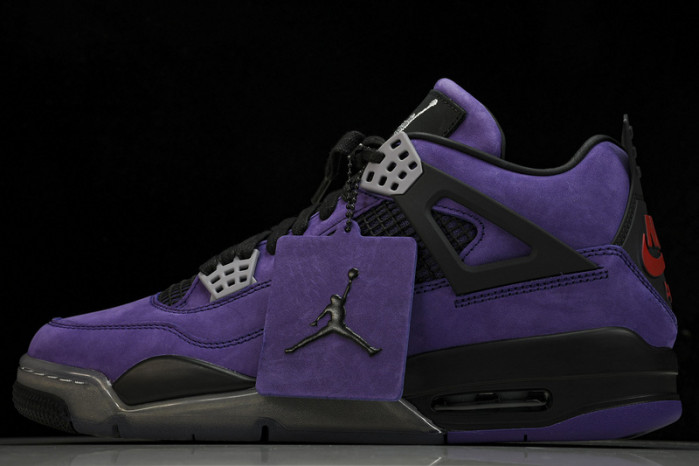 Travis Scott x Air Jordan 4 Retro Purple   AJ4-766296