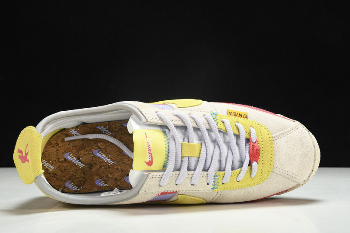 UNION X NIKE CORTEZ YELLOW PURPLE RED DR1413-100
