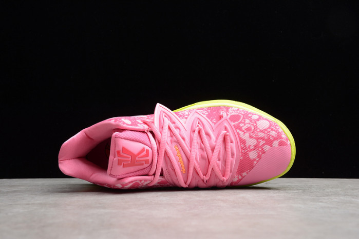 kyrie 5 spongebob patR1ck lotus pink/university red 003