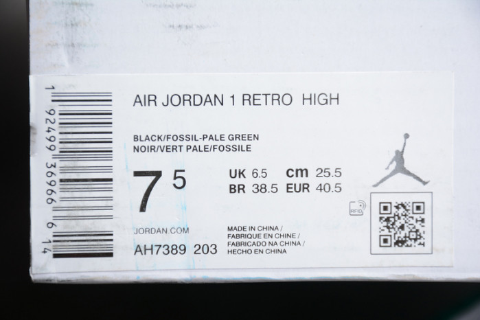 air jordan 1 high preM1vm wmns green pink ah7389-203