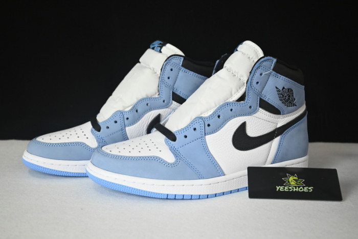 AIR Jordan 1 Retro High White University Blue Black 555088-134