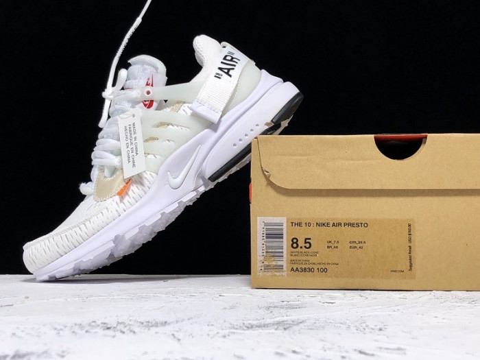 OF x Nike Air Presto White AA3830-100