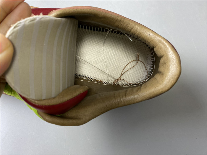 Nike Dunk Low 1-Piece  Varsity Red Chartreuse 311611-661