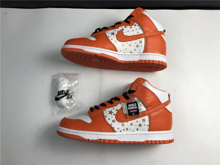 nike sb dunk high Svp*me orange  307385-181