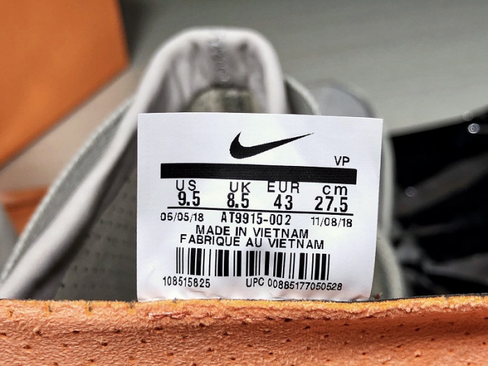 Air Fear Of God 1 SA Light Bone Black  AT9915-002